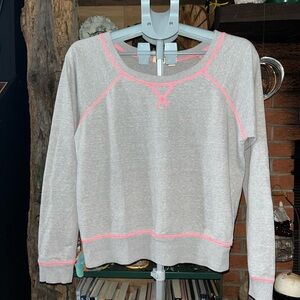 Mudd Gray and Pink Sweatshirt